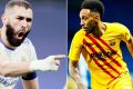 La saison prochaine devrait donner lieu à beau duel de buteurs en Pierre-Emerick Aubameyang et Karim Benzema. © Montage I Gabonreview