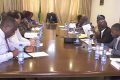 La séance de travail entre Léon Armel Bounda Balonzi et les entreprises de BTP, le 12 avril à Libreville. © Capture d’écran I Gabonreview
