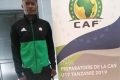 Pierre Ghislain Atcho sera l’arbitre du match RCA-Ghana, le 5 juin 2022. © Fegafoot