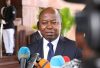 «Depuis octobre 2018, la question de la santé du chef de l’Etat est le projet de société de l’opposition», a déclaré Alain-Claude Bilie-By-Nze, le 17 mai 2022 à Libreville, en s’adressant à l’Union nationale. © D.R.