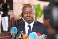 «Depuis octobre 2018, la question de la santé du chef de l’Etat est le projet de société de l’opposition», a déclaré Alain-Claude Bilie-By-Nze, le 17 mai 2022 à Libreville, en s’adressant à l’Union nationale. © D.R.