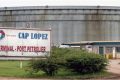 Une cuve de stockage sur le terminal du Cap Lopez jadis exploitée par Total Gabon. © D.R.