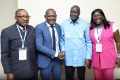 L’ambassadeur du Gabon, Sayid Abeloko, et les autres délégués du Gabon. © D.R.