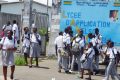Des élèves du lycée d'application Nelson Mandela, à Libreville (photo d'illustration). © D.R.