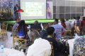 Le directeur général de l’Agatour, Christian Mbina, faisant son exposé. © Facebook/Agatour.Gabon