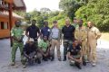 Jeff Bezos au parc national de Loango, au Gabon, en juillet 2022. © D.R.