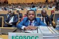 Le président du Cluster Paix et Sécurité du Conseil économique, social et culturel de l'Union Africaine, suspendu indéfiniment en tant que membre de l’ECOSOCC, Rouler Stéphane Ngomat. © D.R.