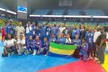 Les athlètes gabonais ayant participé aux championnat d’Afrique de taekwondo 2022. © Facebook