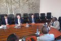 Moment de la séance de travail entre la délégation de Trafigura et le ministre du Pétrole, le 22 juillet 2022 à Libreville. © Gabonreview