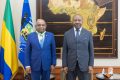 Ali Bongo et Abdulla Shahid, le 16 août 2022, à Libreville. © Com. présidentielle