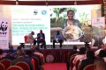 Un moment de la présentation des conclusions du rapport intitulé « Construire un avenir
durable pour l'Afrique centrale dans un monde post-Covid : Le rôle du capital naturel ». ©
WWF-Gabon