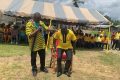 Le président de l’Union pour la Démocratie et l’intégration sociale (UDIS), Hervé Patrick
Opiangah, installant dans ses fonctions le nouveau Communal de Ntoum. © Gabonreview