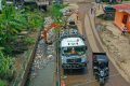 Près de 5 tonnes de déchets ont été sorties d'un canal à Libreville. © Clean Africa