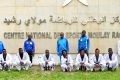 Quelques athlètes et membres de la Fegatae au Centre national des sports Moulay Rachid de Salé, au Maroc. © Twitter