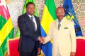 Le président togolais (G) et Ali Bongo Ondimba vendredi à Libreville © Emmanuel Pita/republicoftogo.com