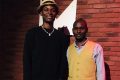 Bregeand, l’homme au chapeau et Jaquou Le Bantu. © L'Union