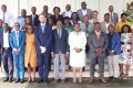 Les participants à l’atelier de Libreville, posant autour de la directrice générale de l’Anac (en blanc), le 24 janvier 2023. © Anac-Gabon