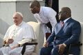 Le Pape François s’exprimant au Congo. © D.R.