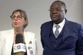 Le ministre de l’Enseignement supérieur, Patrick Mouguiama-Daouda, lors de la réception du disque dur de plus de 700 heures d’enregistrement. © Gabonreview