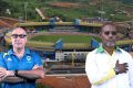 Les sélectionneurs Patrice Neveu et Saturnin Ibela. © Gabonreview/montage