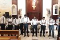 La Compagnie du Christ en prestation à la paroisse Saint Pierre de Libreville, le 14 avril 2023. © Gabonreview