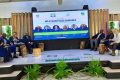 Le premier panel de l’atelier sur la ville durable au Gabon, le 19 avril 2023 à Libreville. © Gabonreview