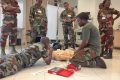 Concours d’entrée à l’école de Service de santé militaire des armées de Lomé les 6 et 7 juin 2023. © D.R.