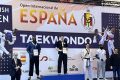 Anthony Obame (à droite -barbe-) et les autres médaillés à l’Open d’Espagne de Taekwondo. © D.R.
