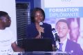 Pr Murielle Natacha M’Bouna présentant les résultats de l’enquête de CIREGED, le 7 avril 2023. © Gabonreview