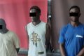 Les présumés assassins tel que présentés au journal de Gabon première du 10 mai 2023. © AGP