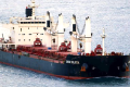 Le vraquier Grebe Bulker du gestionnaire Eagle Bulk Shipping. © D.R.