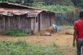 Le village Latta reprend vie. © Capture d'écran/Gabon 1ère