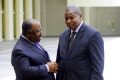 Ali Bongo et Archange Touadéra (président centraficain) lors d'une visite au Gabon. © Communication présidentielle