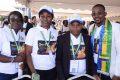 Des membres de la délégation gabonaise à Dakar. © D.R.