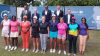 Photo de famille de quelques participantes et les membres du staff technique de l’open de golf de Libreville. © Gabonreview