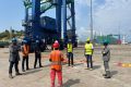 Owendo container terminal (OCT) électrifie ses portiques de parc pour un investissement de 346 millions de FCFA. © D.R.