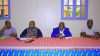 Emmanuel Eyeghe Nze (2e en partant de la gauche) présidant la réunion du 2 juin 2023 à Mitzic. © D.R.