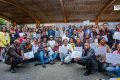 Les participants et le comité d’organisation de la 3e édition su Sameau au cours de la clôture, le 8 juillet 2023. © Facebook/Sameau