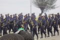 Des élèves du Prytanée militaire du Gabon lors d'un défilé à Libreville. © D.R.