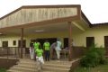 Des membres de l'unité mobile après leur premier transfert, le 11 août 2023, au Centre national de santé mentale de Melen. © Gabonreview