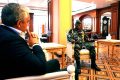 Brice Clotaire Oligui Nguema, le 15 septembre 2023, lors de l'entretien accordé à Jeune Afrique à Libreville. © Présidence du Gabon