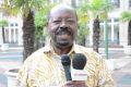 L’ancien président du Rassemblement du peuple gabonais (RPG), le père Paul Mba Abessole, lauréat 2022 du Prix africain de la promotion de la démocratie. © Gabonreview