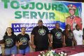 Les Jeunes leaders républicains sensibilisant la jeunesse du premier arrondissement de Libreville, le 14 octobre 2023. © Gabonreview