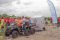 Un membre de l’association Avenir Gabon Environnement sur le buggy équipé pour l’entretien et le nettoyage du littoral. © Sobraga