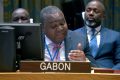 Le représentant du Gabon à l’ONU, Michel Xavier Biang a vanté les réalisations du Gabon pour prévenir et éliminer la criminalité sur son territoire et à ses frontières. © Gabonreview