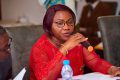 Nadine Murielle Ogoula épse Obiang, présidente du Conseil d’administration de Sogatra, le 22 décembre 2023. © D.R.
