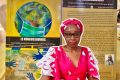 Emmanuelle Nguema Minko, lors de la présentation de son livre, le 19 janvier 2024 à Libreville. © Montage GabonReview