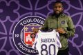 Shavy Babicka avec son dossard 80 est désormais le quatrième Gabonais a porté les tuniques violettes. © TFC
