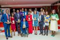 Photos de famille des jeunes talents dévoués qui ont marqué de leur empreinte la société gabonaise et les hôtes de marques de la soirée Cristal. © D.R.