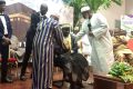 Les imams procédant à l’installation du chef de la communauté musulmane du Gabon, l’imam Benyamin Andjoua, le 17 mars 2024. © GabonReview